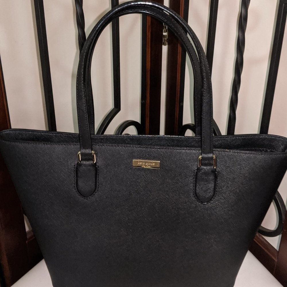 Kate Spade Small Laurel Way Leather Black NW - Picture 1 of 8